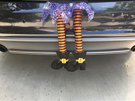 Witchy Goodness for Your Car Trunk: Witch Legs Decoration